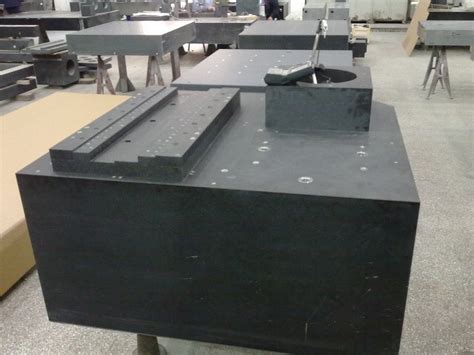 granite machine base